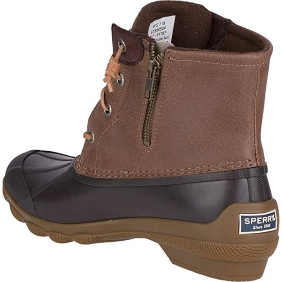 Sperry Womens Syren Waterproof Gulf Duck Boot STS8025 Brown Size 8.5 - Picture 4 of 6